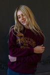 Champion’s Baggy Pullover in Burgundy (unisex)
