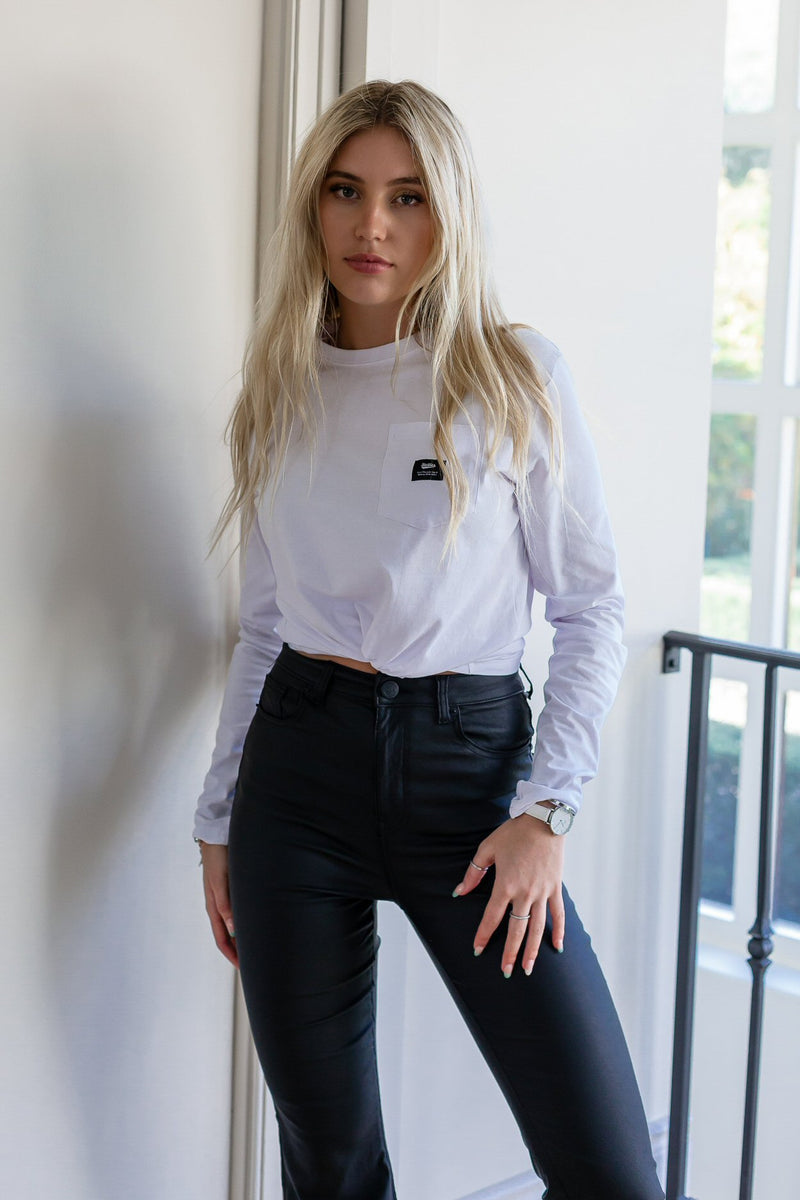 Long Sleeve Vagabond T-shirt - Optic White