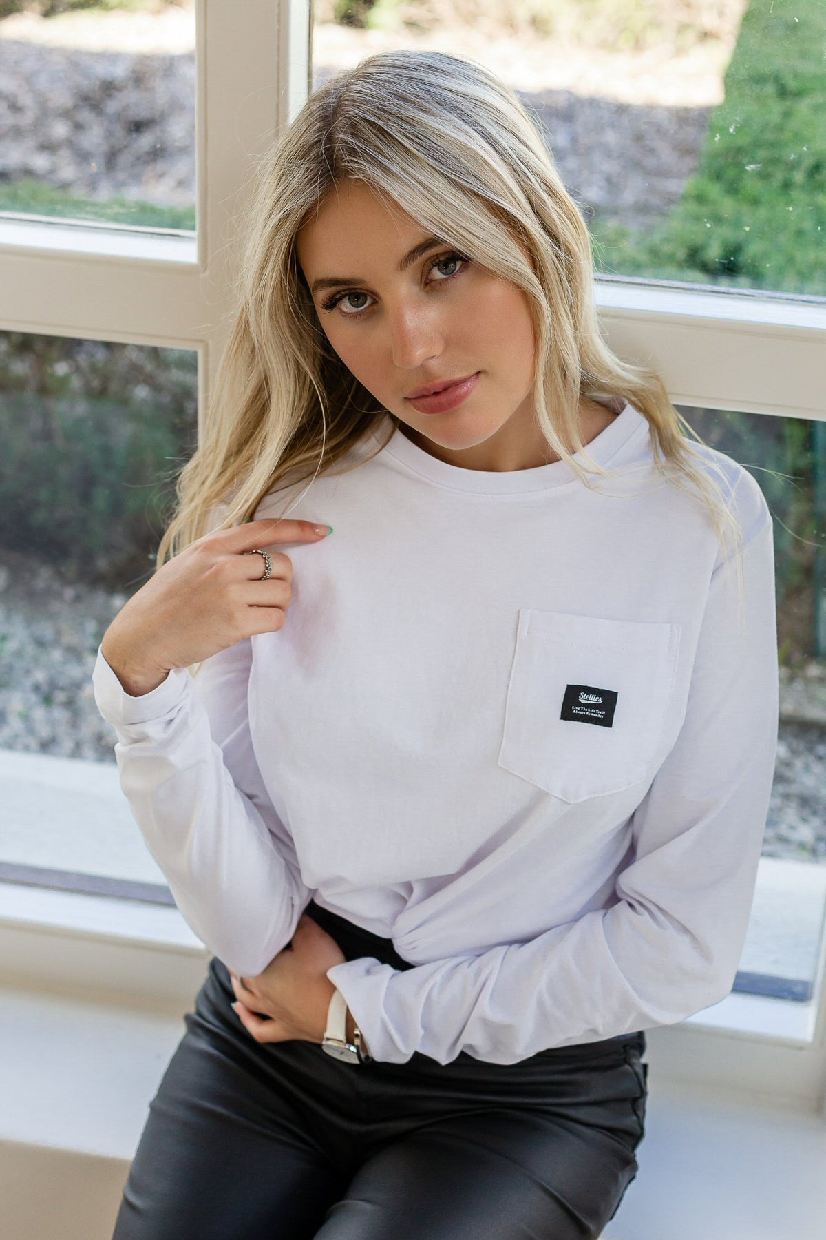 Long Sleeve Vagabond T-shirt - Optic White