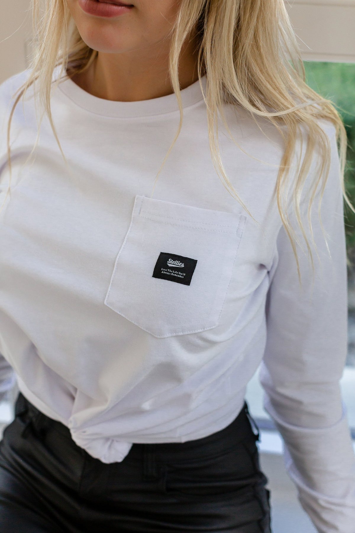 Long Sleeve Vagabond T-shirt - Optic White