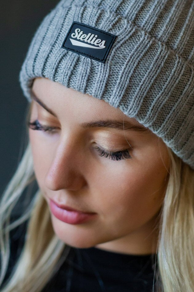 The Core Beanie In Light Grey