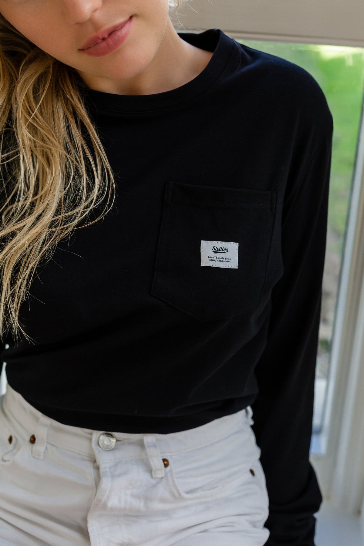 Long Sleeve Vagabond T-shirt - Phantom Black
