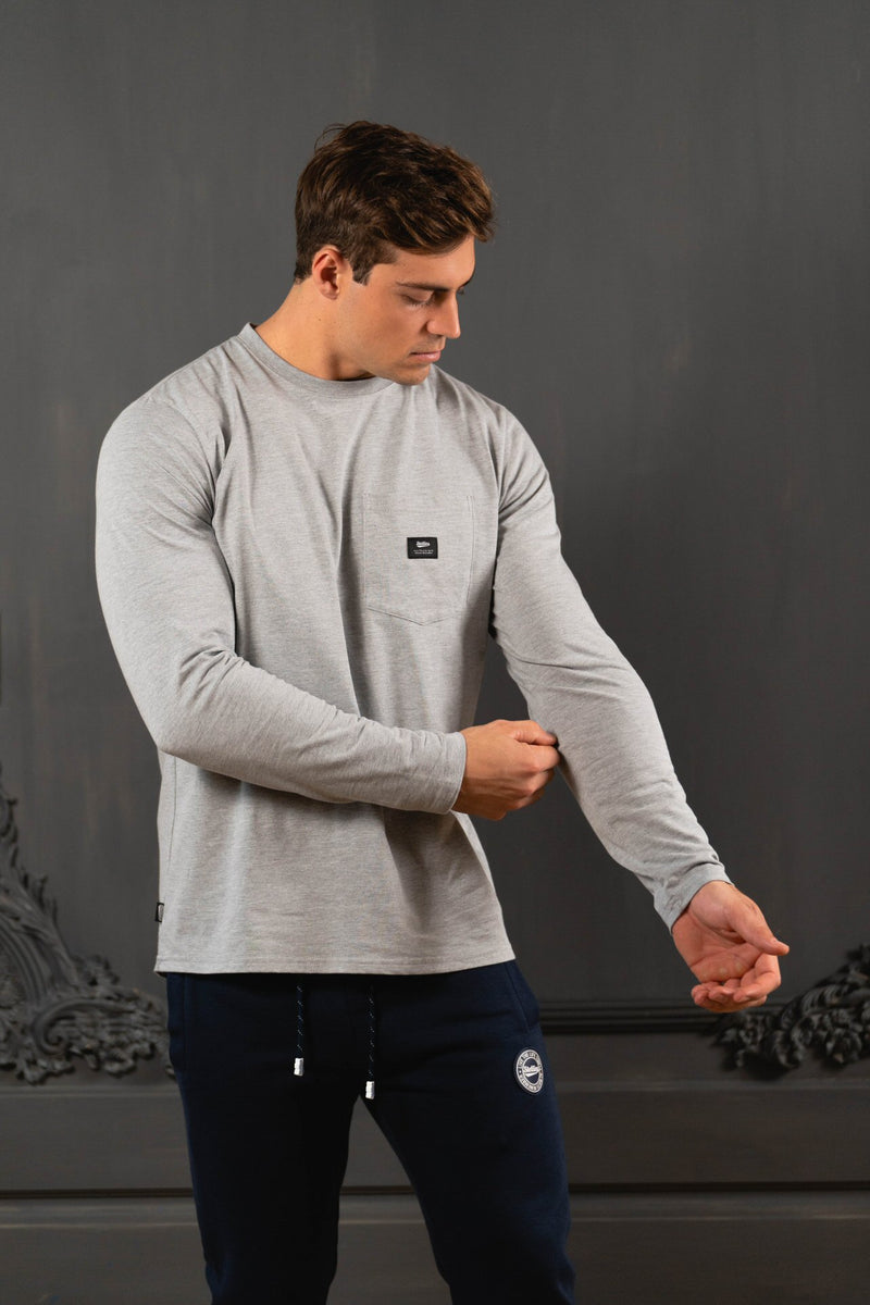 Long Sleeve Vagabond T-shirt - Grey Melange