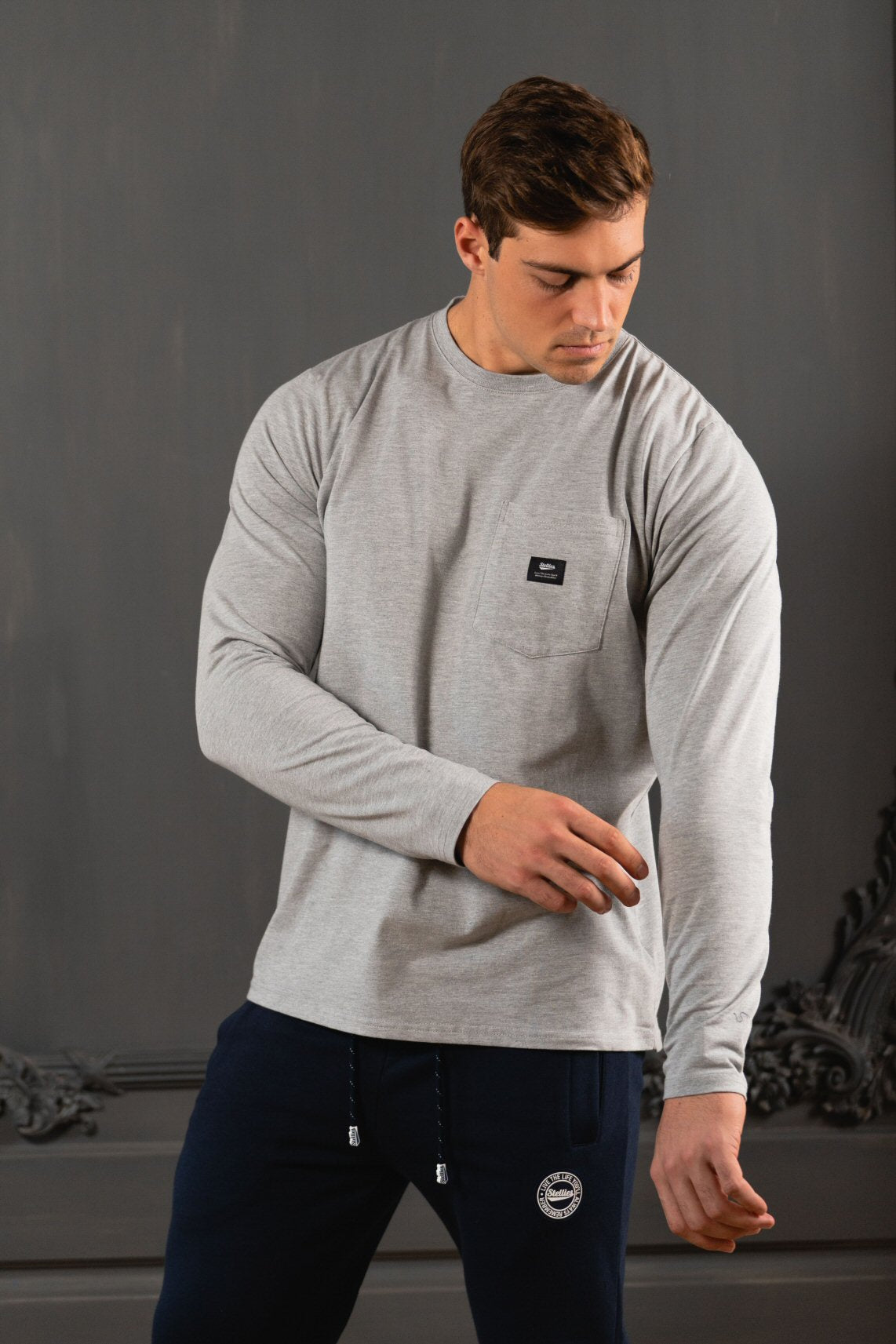 Long Sleeve Vagabond T-shirt - Grey Melange