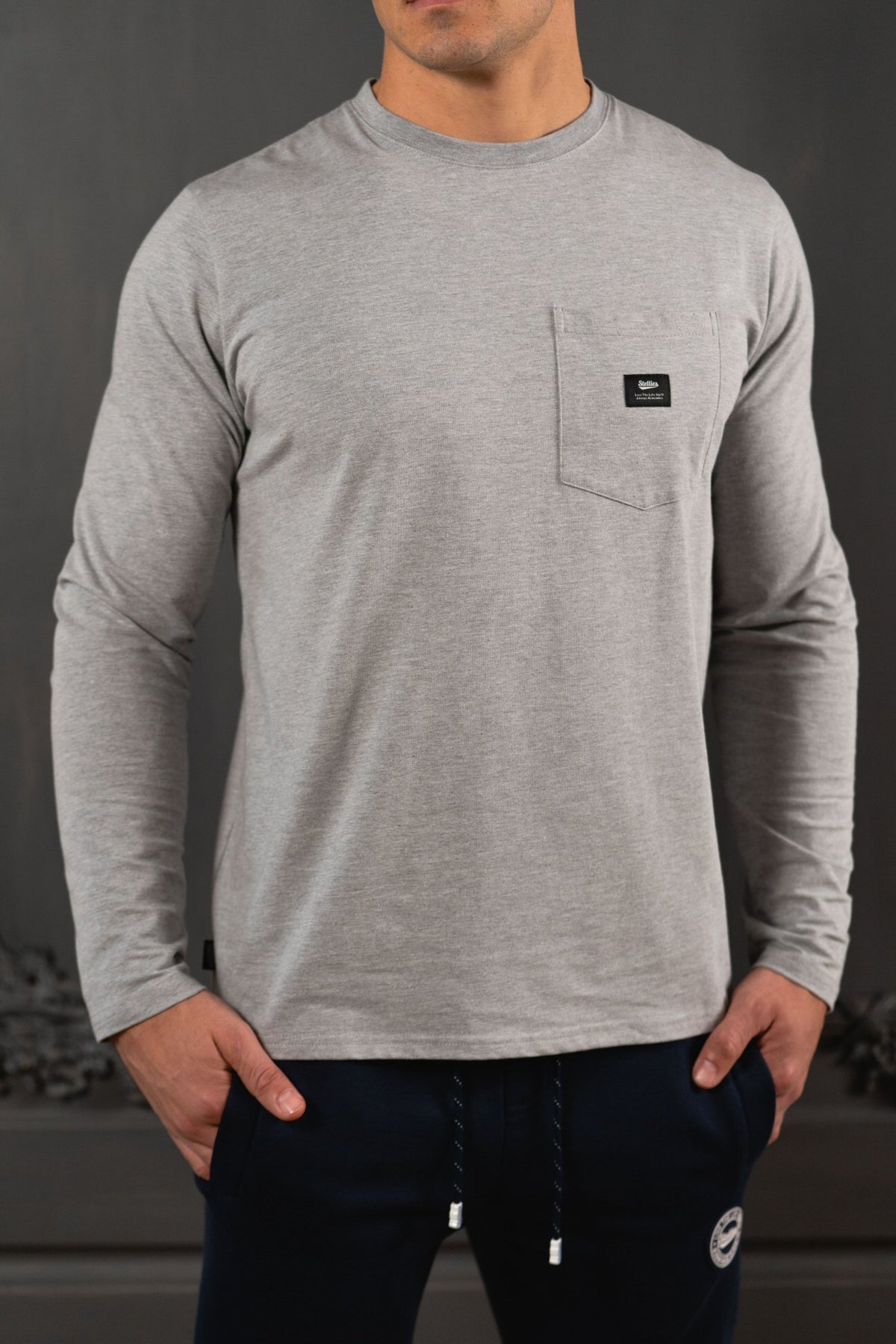 Long Sleeve Vagabond T-shirt - Grey Melange