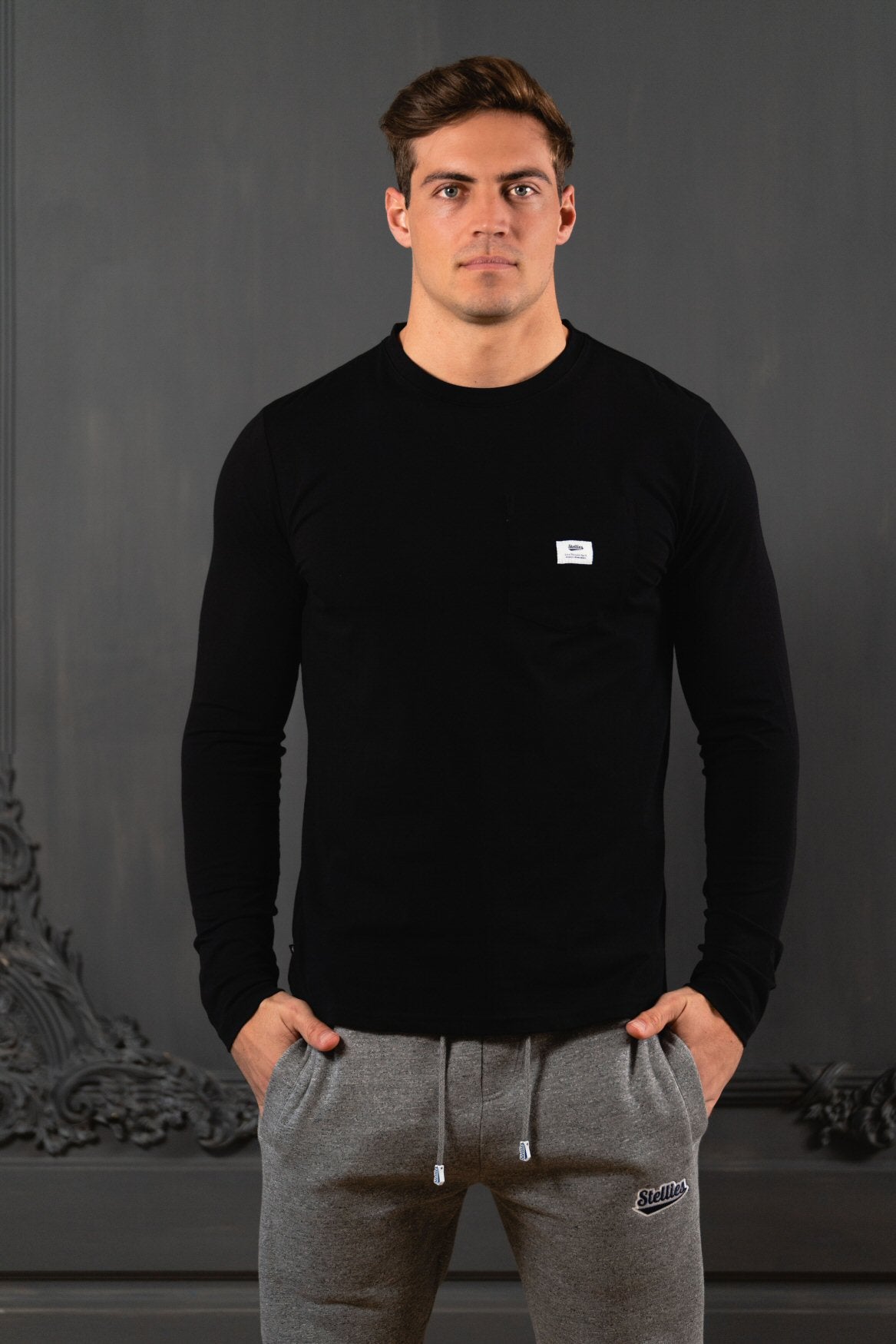 Long Sleeve Vagabond T-shirt - Phantom Black