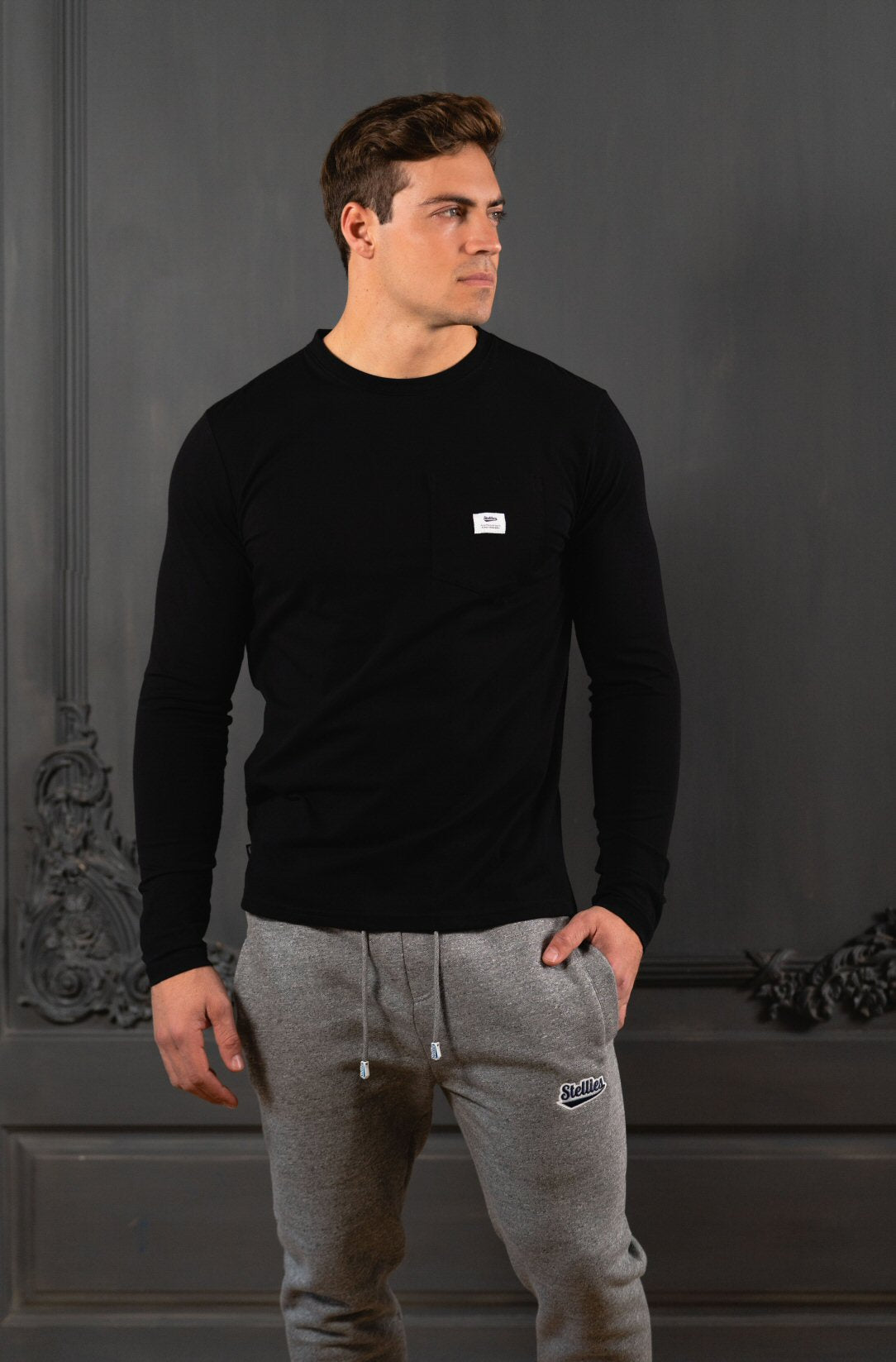 Long Sleeve Vagabond T-shirt - Phantom Black