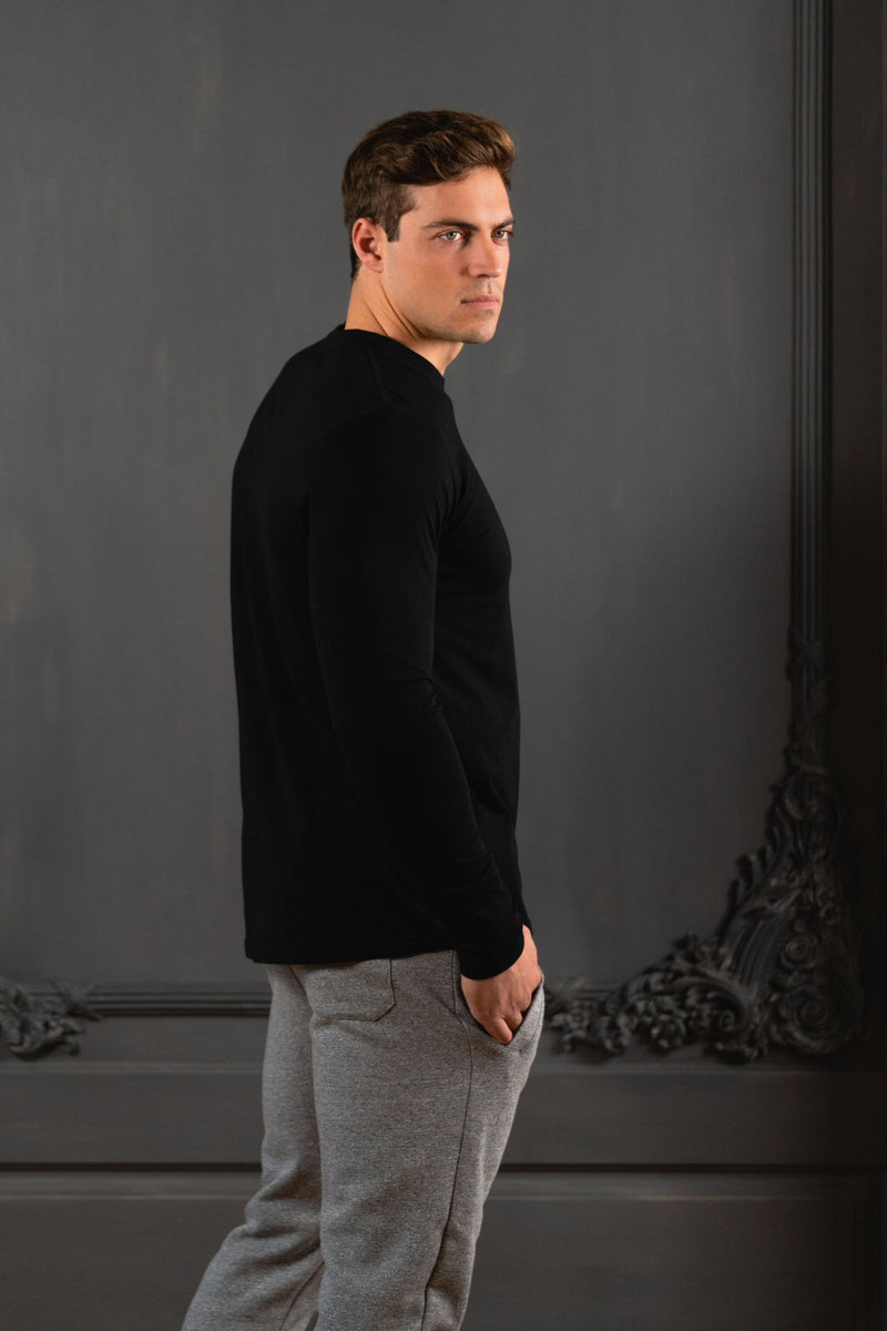 Long Sleeve Vagabond T-shirt - Phantom Black