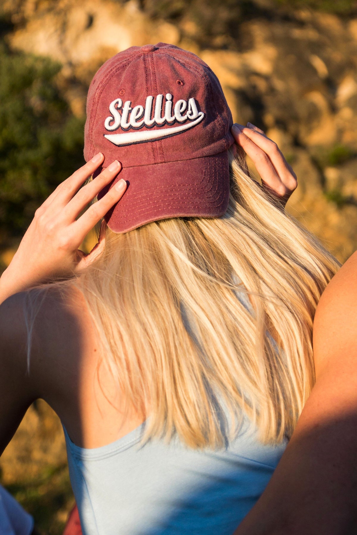 Stone-Washed Dad Cap - Maroon