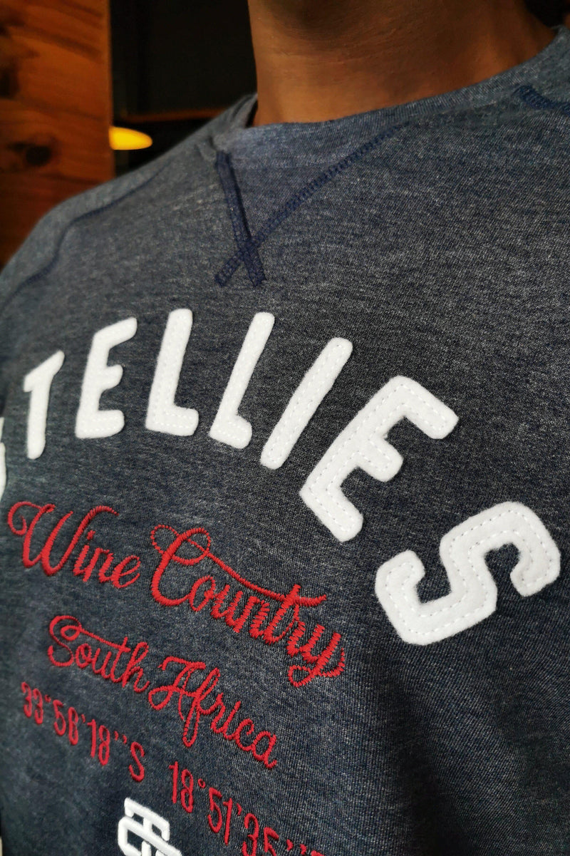 Wine Country Crew Neck Pull Over in Indigo - Stellies Authentic Clothing