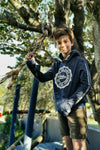 Kids Unisex Hoodie in Indigo - Stellies Authentic Clothing
