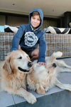 Kids Unisex Hoodie in Indigo - Stellies Authentic Clothing