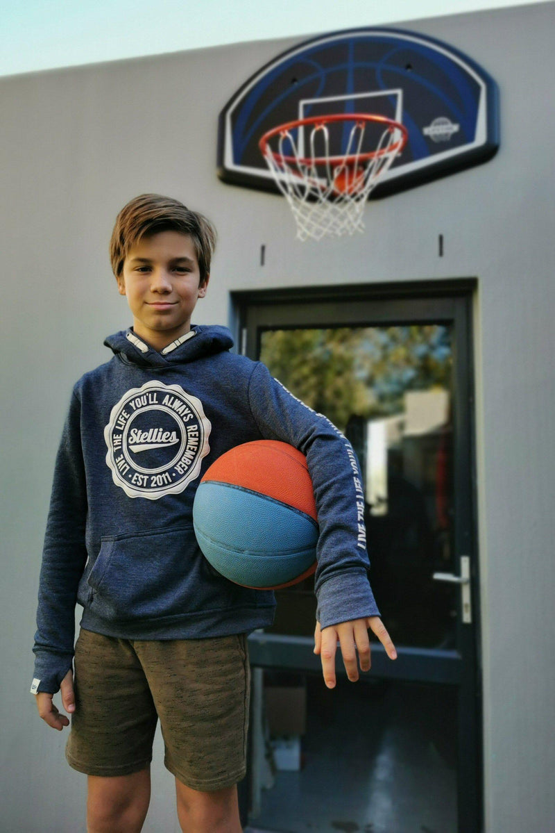 Kids Unisex Hoodie in Indigo - Stellies Authentic Clothing