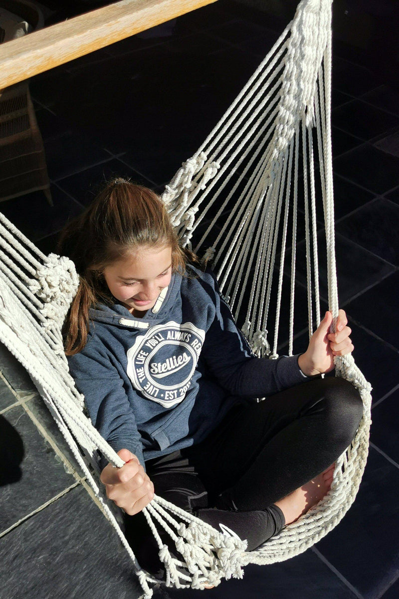 Kids Unisex Hoodie in Indigo - Stellies Authentic Clothing