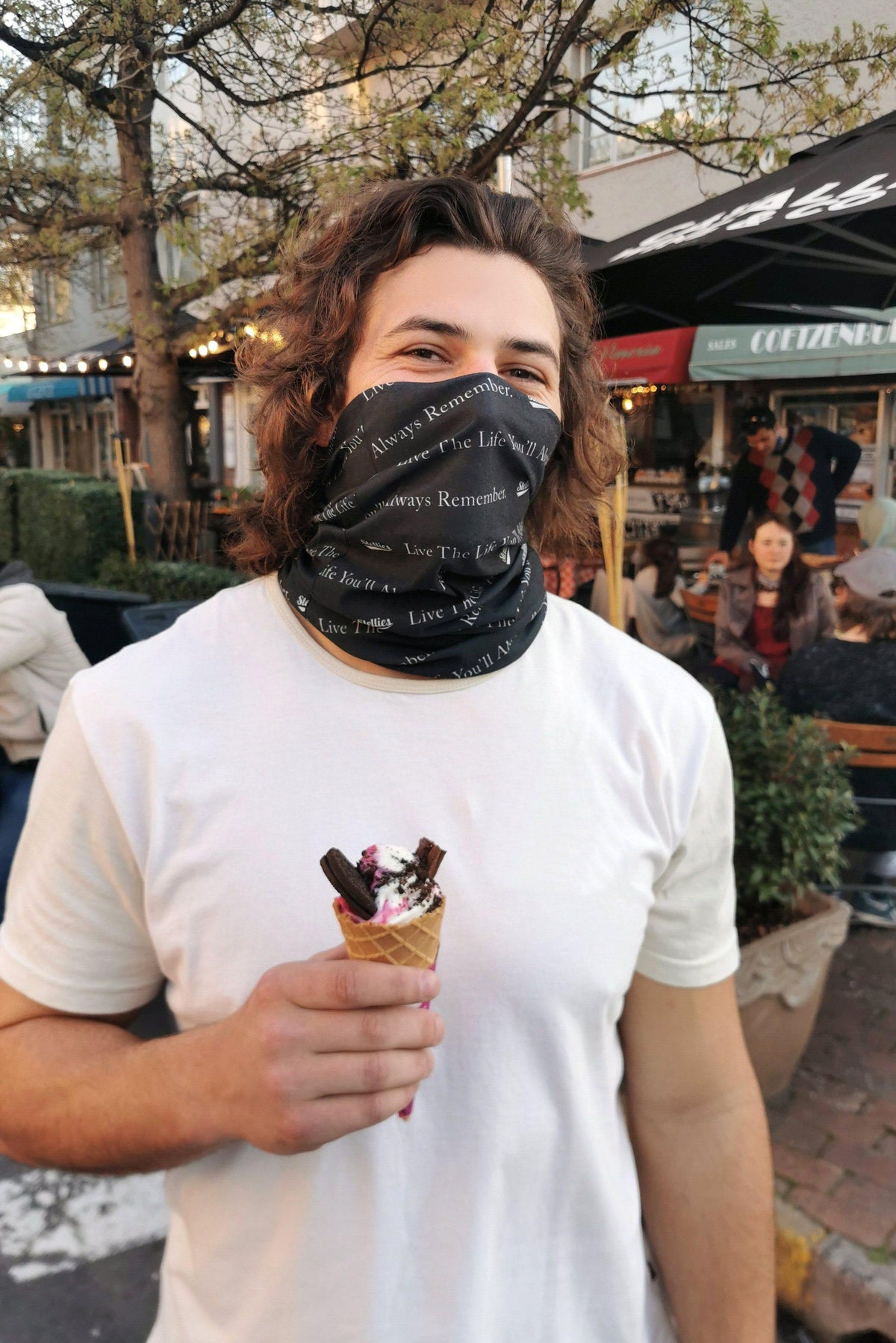 Black Buff with White - Stellies Authentic Clothing