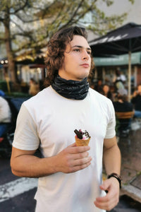 Black Buff with White - Stellies Authentic Clothing