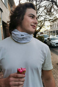 White Buff with Black - Stellies Authentic Clothing