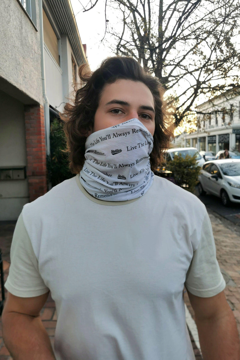 White Buff with Black - Stellies Authentic Clothing