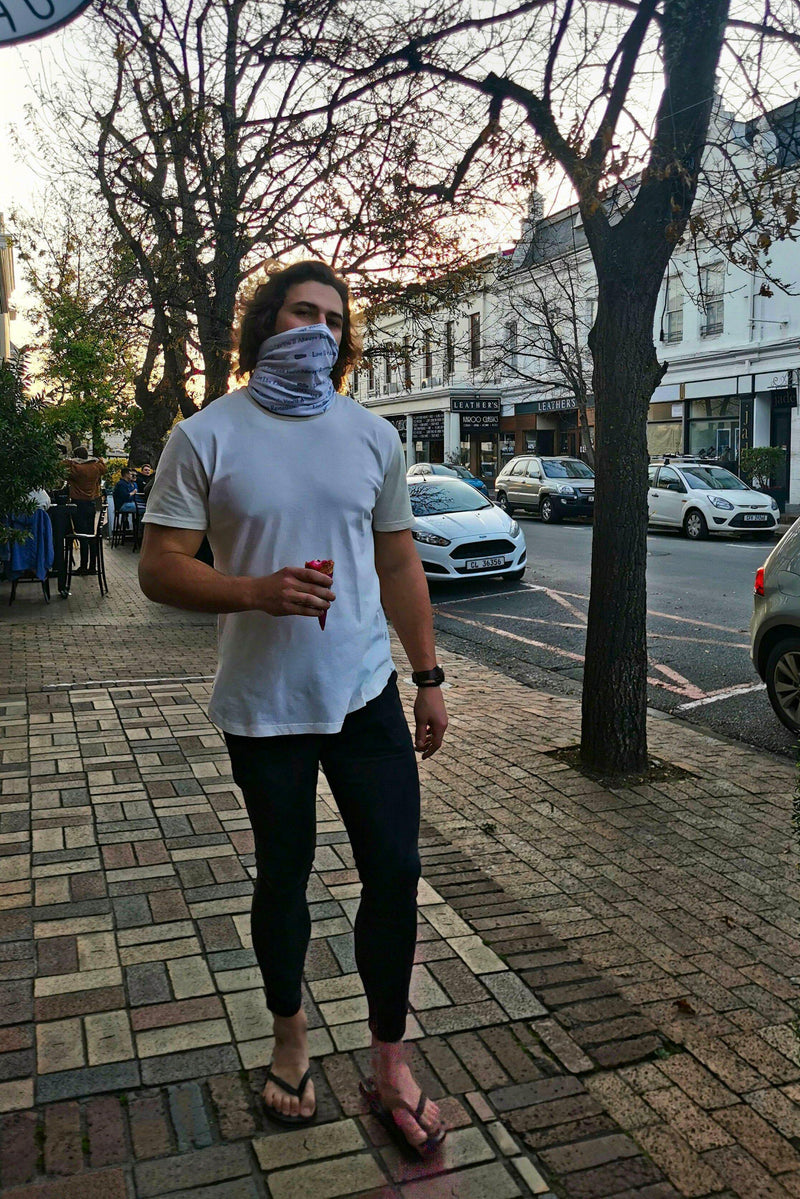 White Buff with Black - Stellies Authentic Clothing