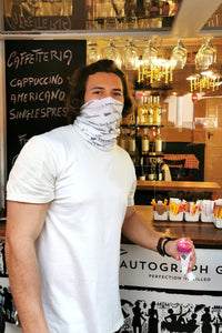 White Buff with Black - Stellies Authentic Clothing