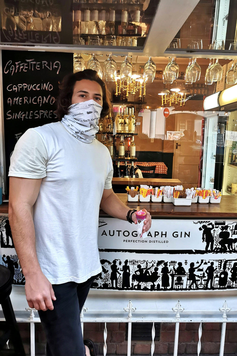 White Buff with Black - Stellies Authentic Clothing