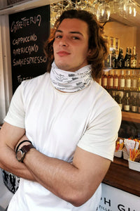 White Buff with Black - Stellies Authentic Clothing