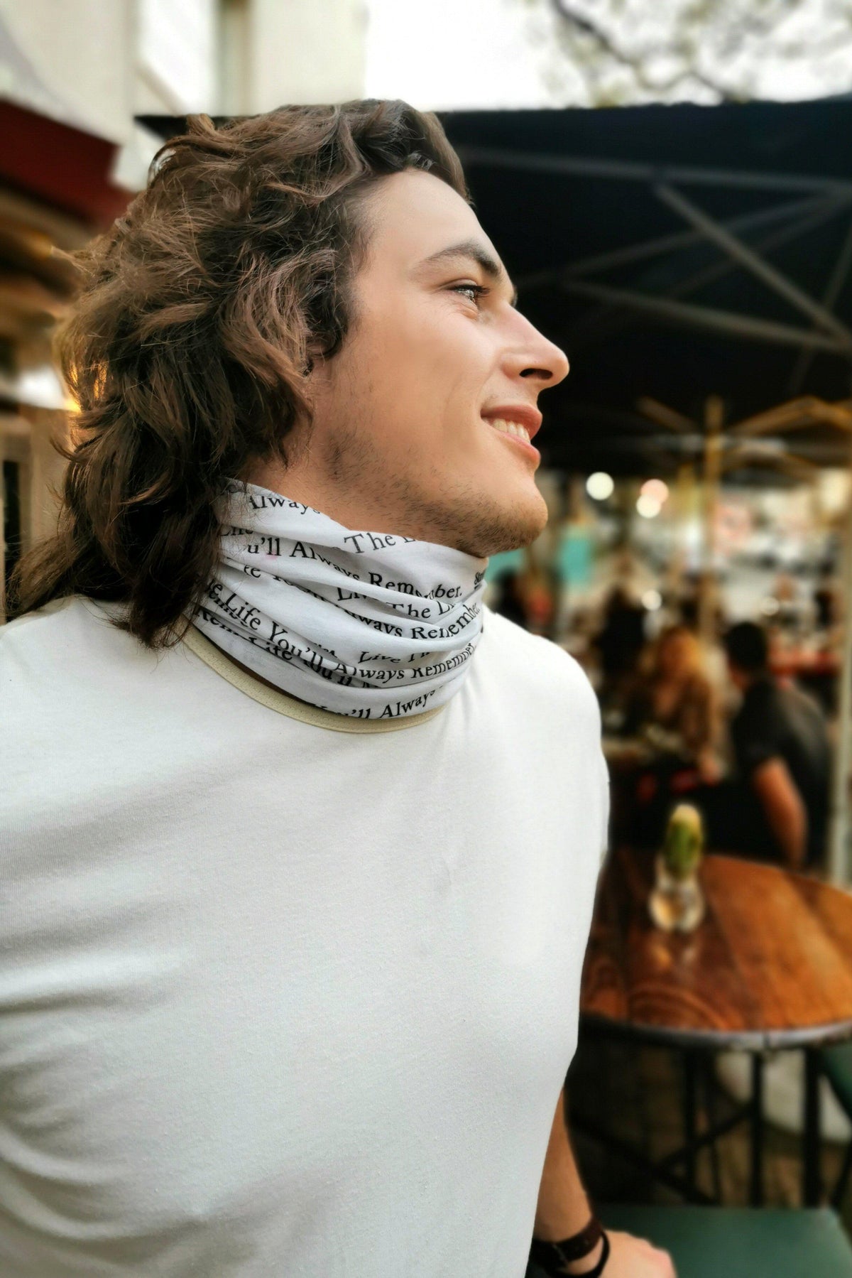 White Buff with Black - Stellies Authentic Clothing