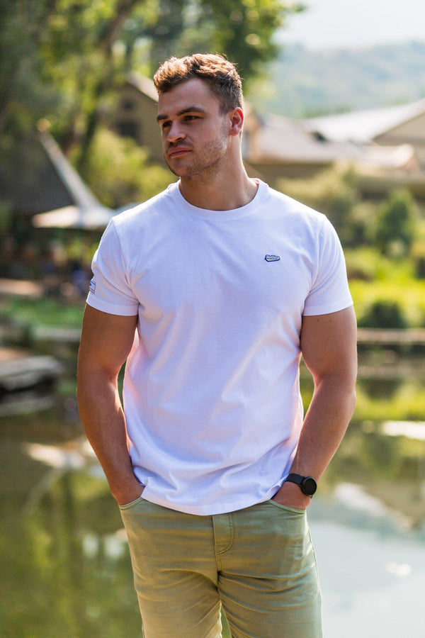 Core T-shirt - White/Navy