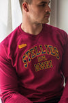 Champion’s Baggy Pullover in Burgundy (unisex)