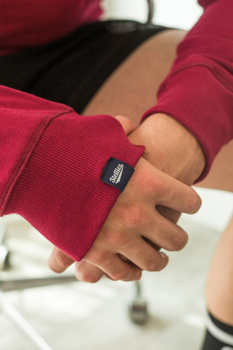 Champion’s Baggy Pullover in Burgundy (unisex)
