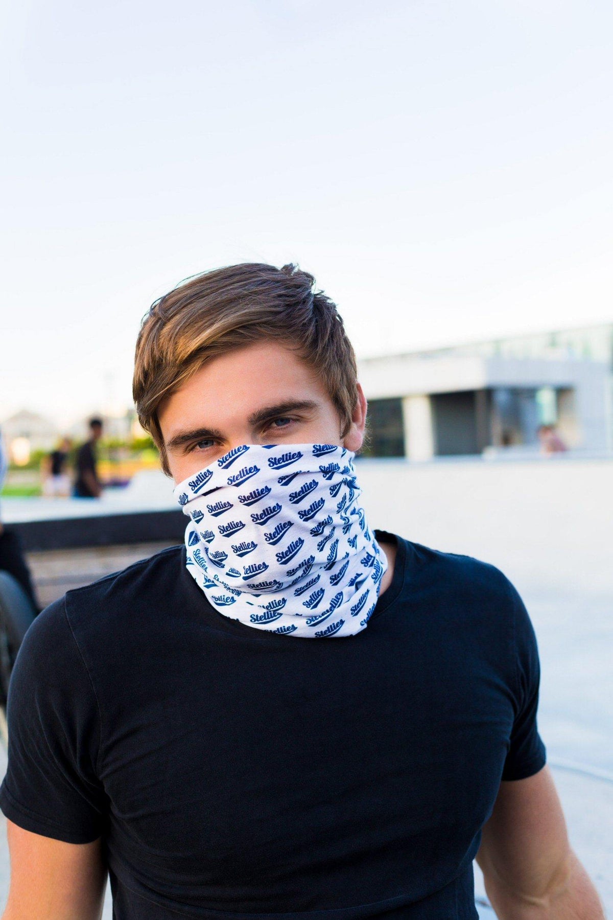 OG Buff in White with Navy - Stellies Authentic Clothing