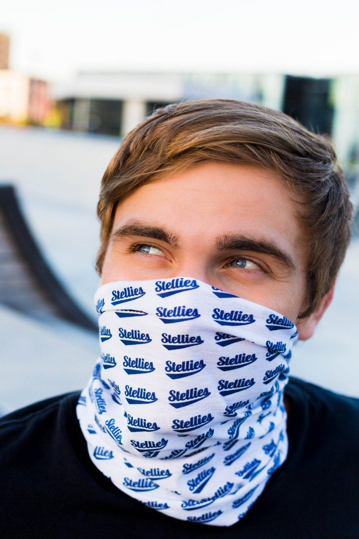 OG Buff in White with Navy - Stellies Authentic Clothing