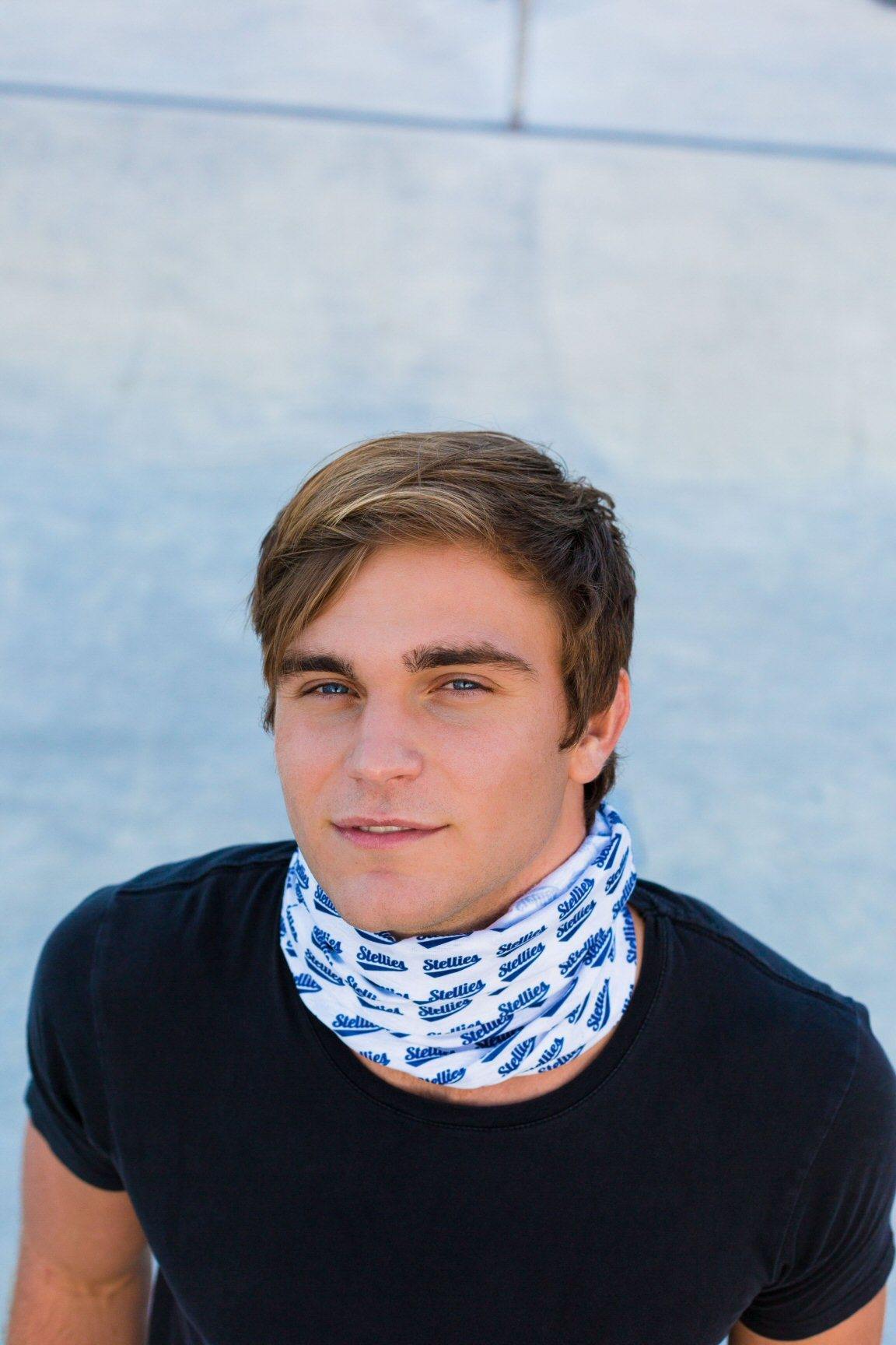 OG Buff in White with Navy - Stellies Authentic Clothing