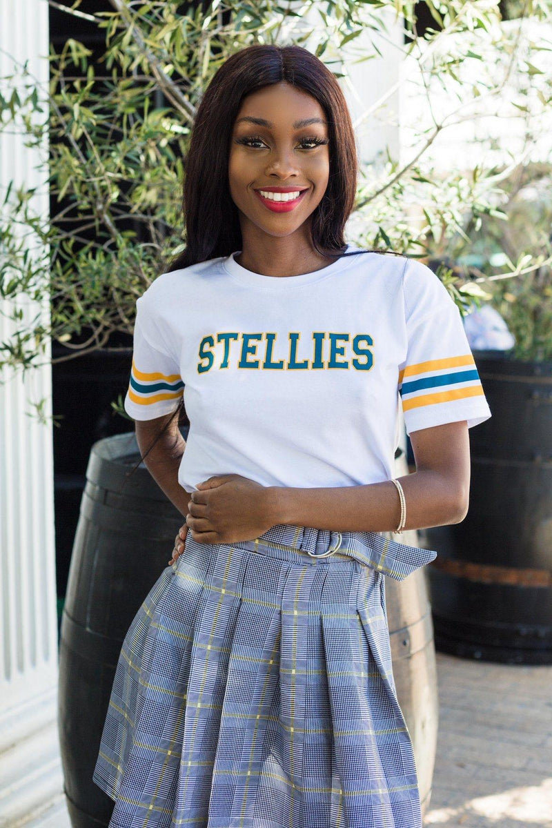 The Dropped Shoulder Sorority Tee - Stellies Authentic Clothing