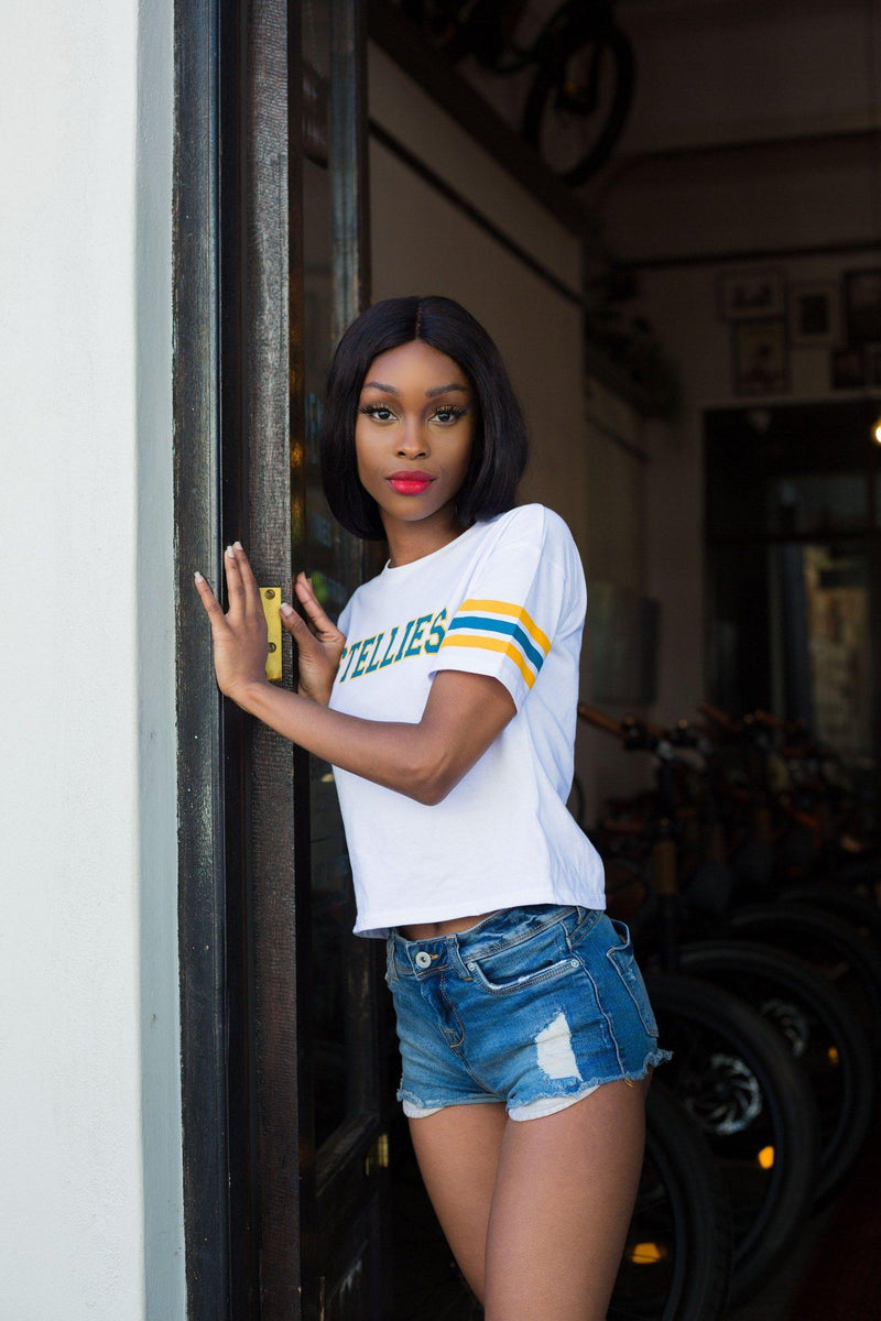The Dropped Shoulder Sorority Tee - Stellies Authentic Clothing