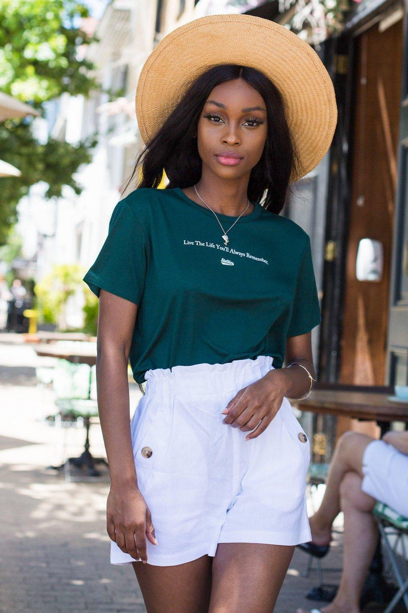 The Weekend Tee in Hunters Green - Stellies Authentic Clothing