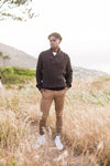PRE-ORDER: The Cable Knit Shawl-Neck Pullover - Stellies Authentic Clothing