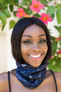 Black Buff with White - Stellies Authentic Clothing