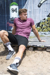 Mens Ruby Outline Crew Neck Tee