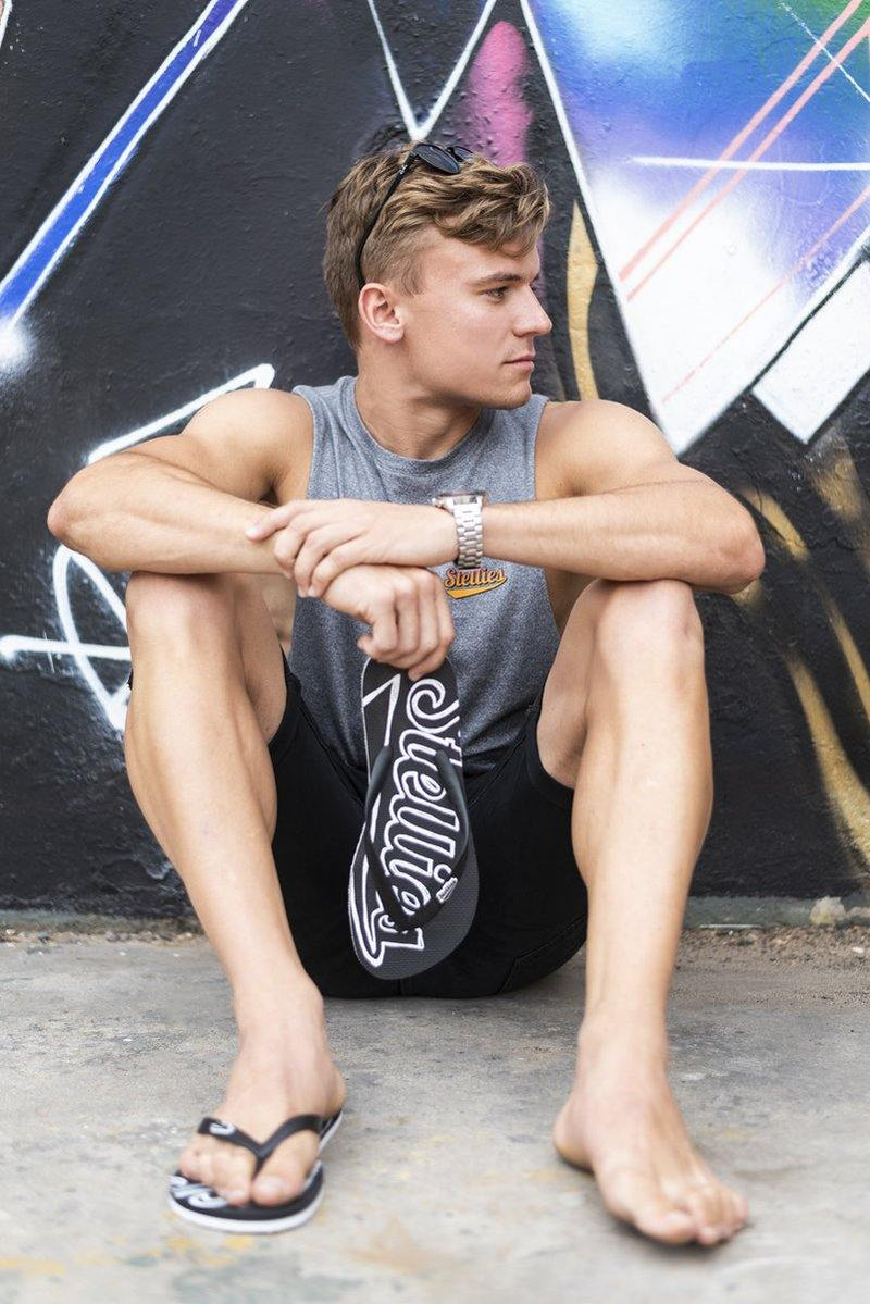 Graffiti Flip-Flops - Stellies Authentic Clothing