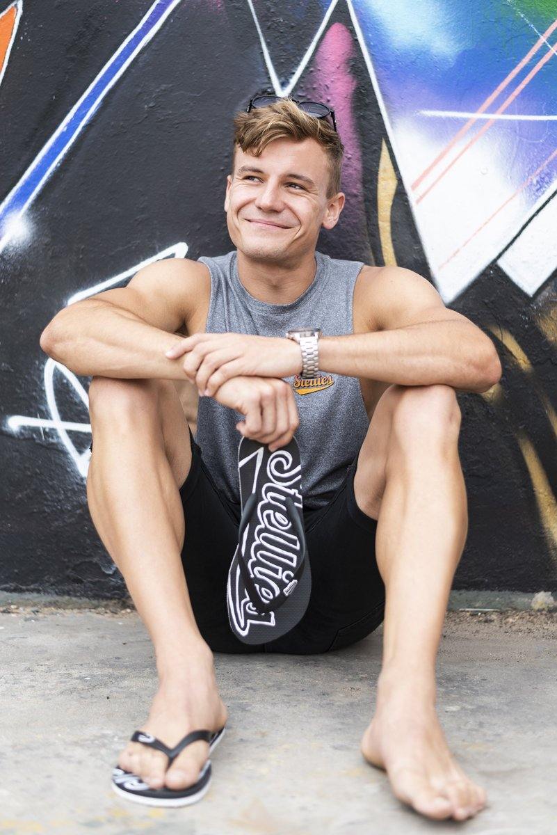 Graffiti Flip-Flops - Stellies Authentic Clothing