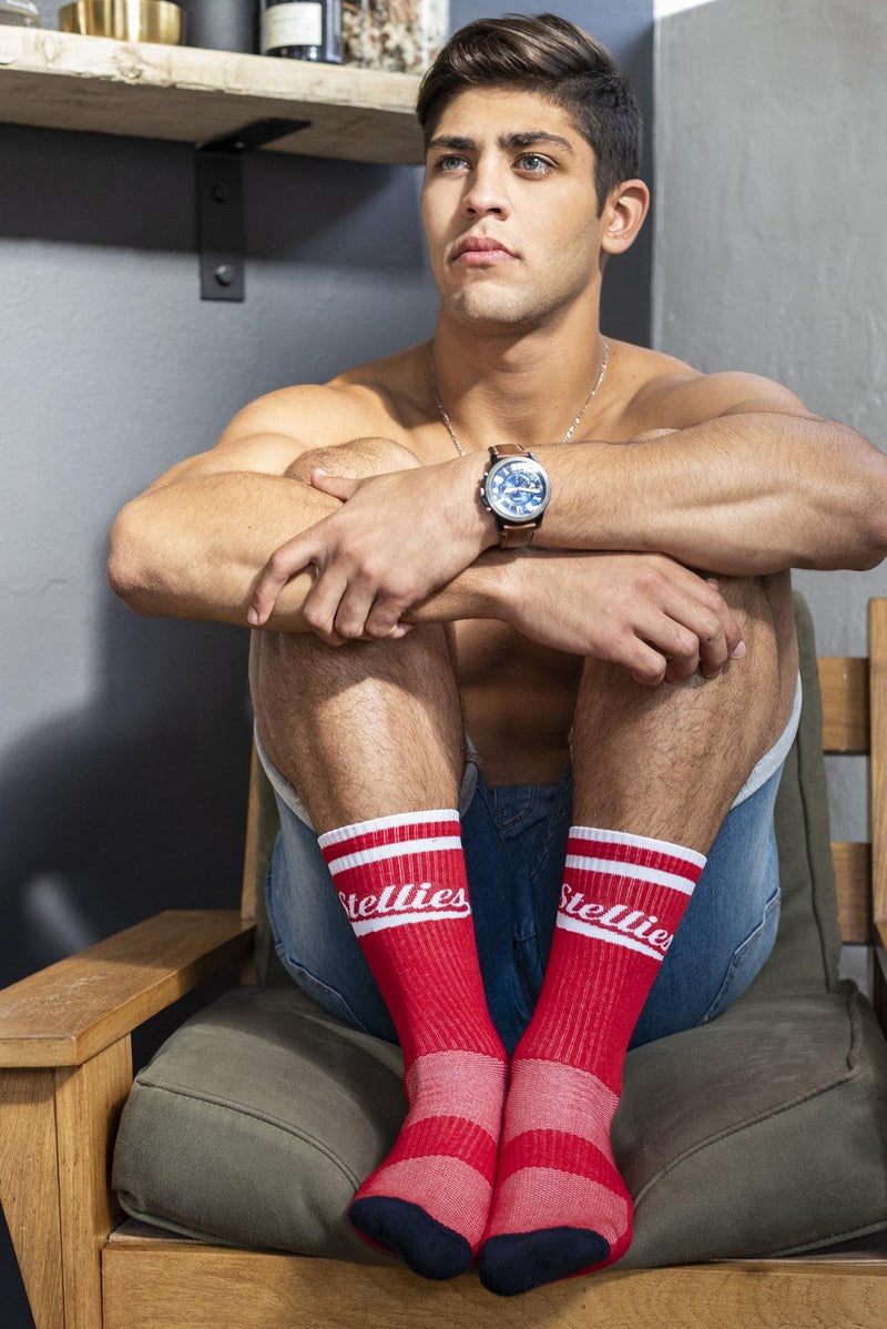 Stellies Socks in Robot Red - Stellies Authentic Clothing
