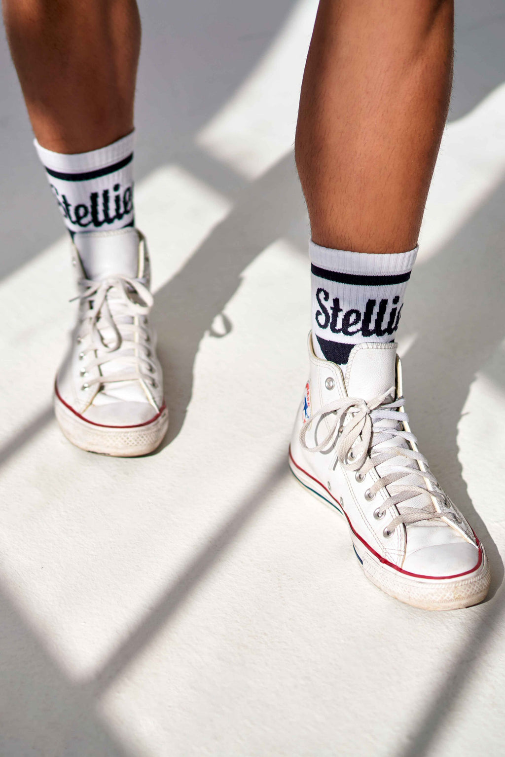 Stellies Socks in Solid White
