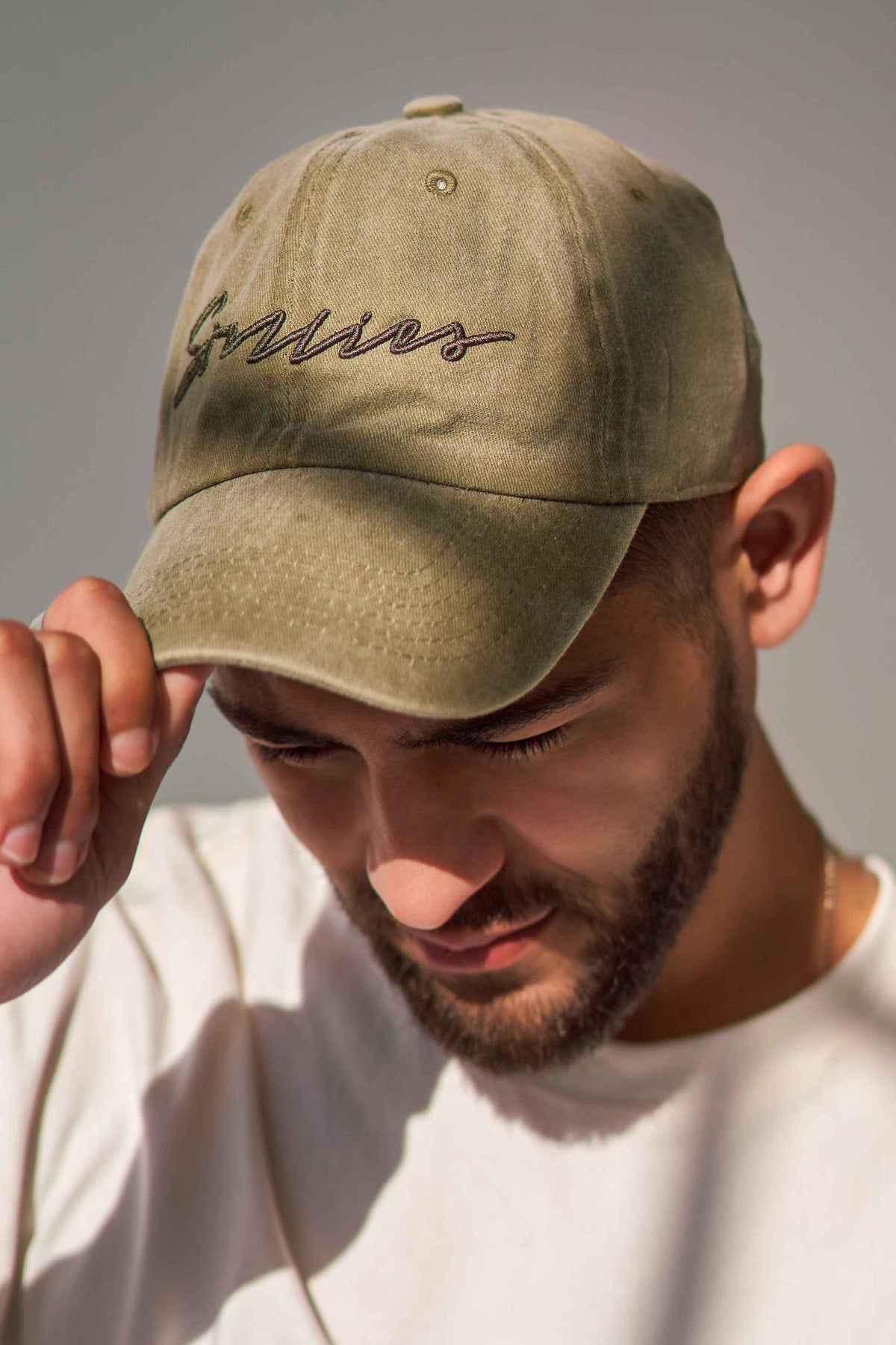 Acid-Washed Dad Cap - Olive