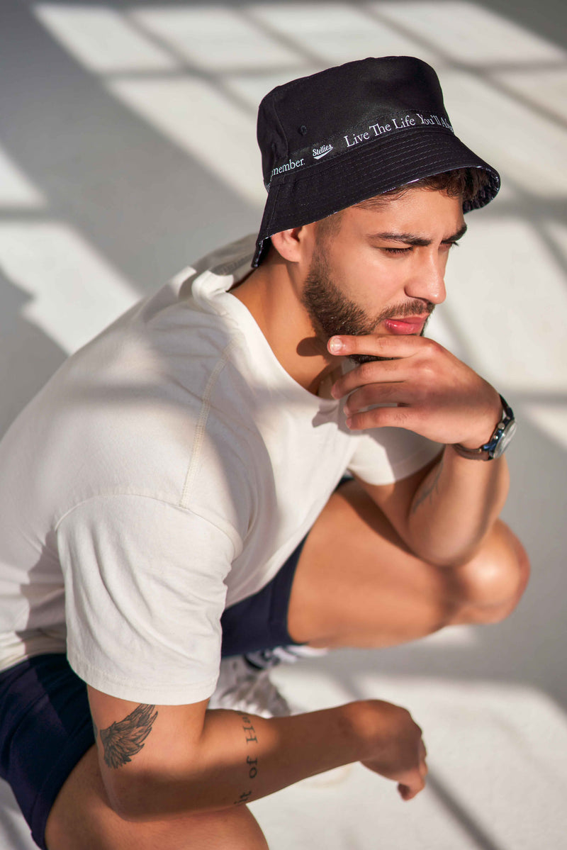 The Reversible Bucket Hat In Monochrome