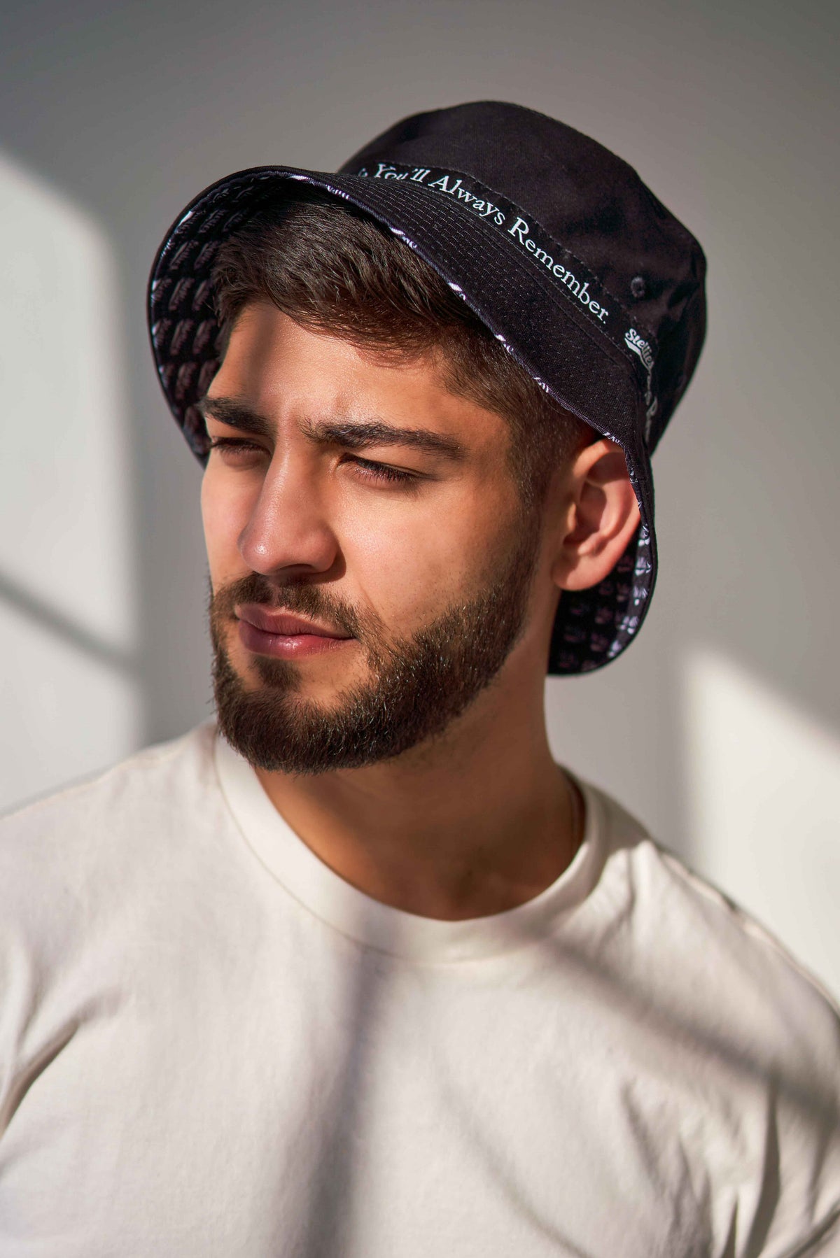 The Reversible Bucket Hat In Monochrome
