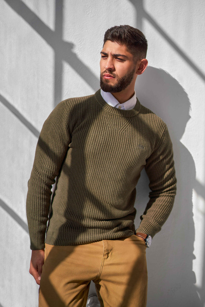 Heavy Knit Pullover - Sage