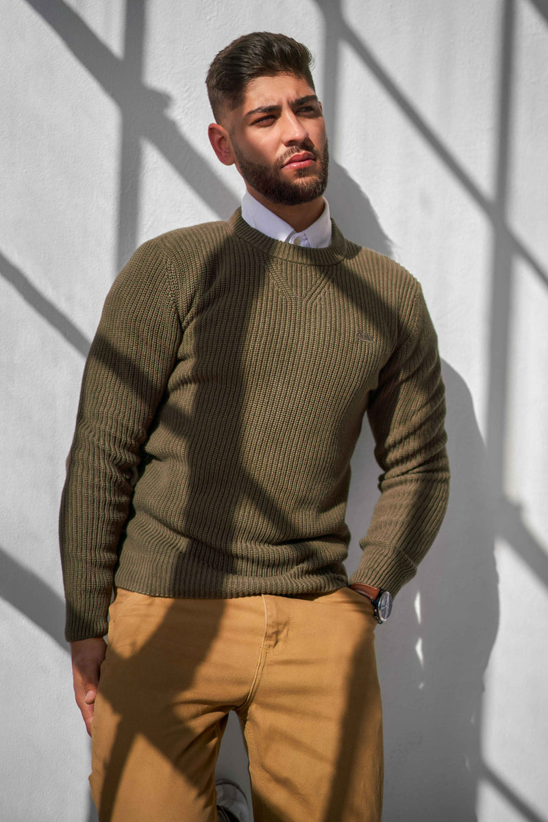 Heavy Knit Pullover - Sage