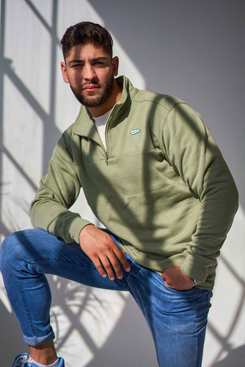 Classic Half-Zip Pullover - Spanish Moss