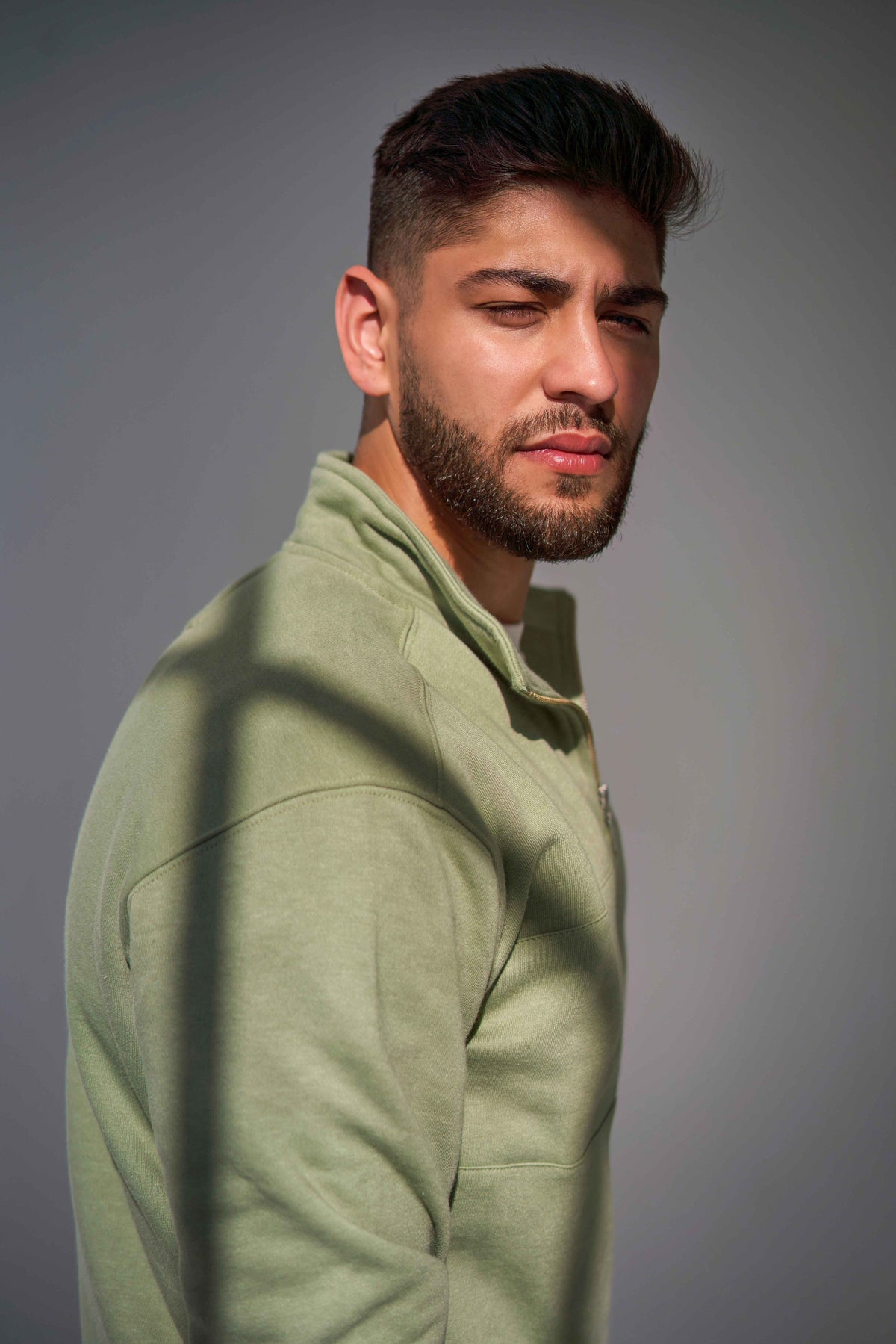 Classic Half-Zip Pullover - Spanish Moss